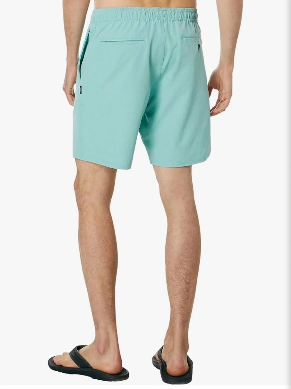 NWT O'NEILL Mens Shorts XXL Aqua Blue 18 Reserve Elastic Waist Hybrid Fast Dry